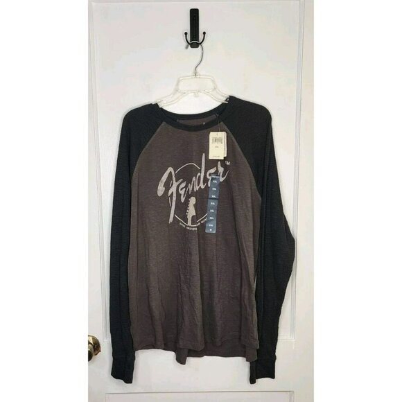 Lucky Brand Other - Fender Lucky Brand Waffle Knit Sleeves Gray Long Sleeve Shirt Mens XXL NWT